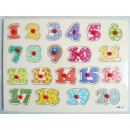 1-20數字拼板