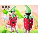 草莓水果表演服